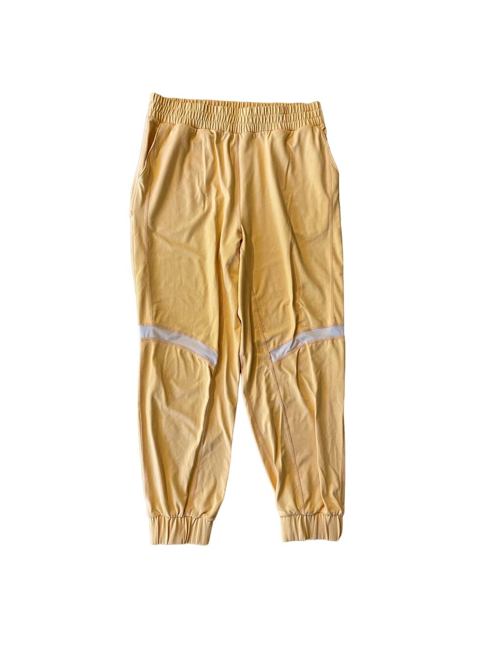 WalkPop Women's Lounge Pants Joggers Mesh Creamsicle Orange Size M NWOT